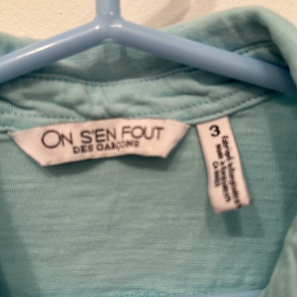 Sleeveless top Little girl size 3 tie front turquoise - Picture 4 of 4